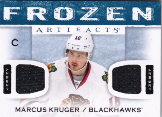 Hokejová karta Marcus Kruger UD Artifacts 2014-15 Frozen Jersey č. FA-MK