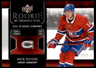 Hokejová karta Nick Suzuki UD Series 1 2020-21 Rookie Retrospective č. RR-5