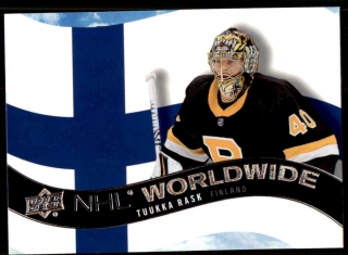 Hokejová kartaTuukka Rask UD Series 1 2020-21 NHL Worldwide č. WW-14