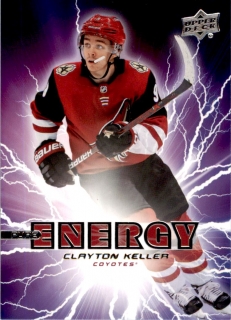 Hokejová karta Clayton Keller UD 2019-20 Pure Energy č. PE-17