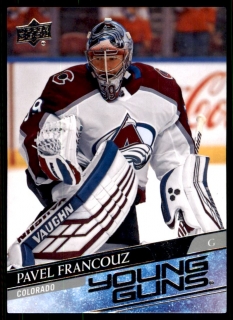 Hokejová karta Pavel Francouz UD S1 2020-21 Young Guns č. 249