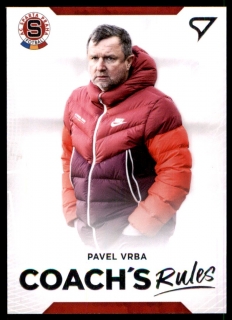 Fotbalová karta Pavel Vrba Fortuna Liga 20-21 Série 2 Coach´s Rules