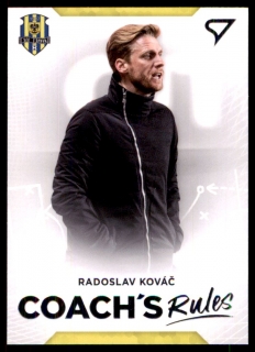Fotbalová karta Radoslav Kováč Fortuna Liga 20-21 Série 2 Coach´s Rules