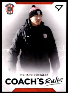 Fotbalová karta Richard Dostálek Fortuna Liga 20-21 Série 2 Coach´s Rules