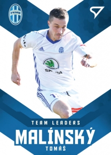 Fotbalová karta Tomáš Malínský Fortuna Liga 20-21 Série 2 Team Leaders