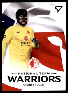 Fotbalová karta Ondřej Kolář Fortuna Liga 20-21 Série 2 Team Warrior