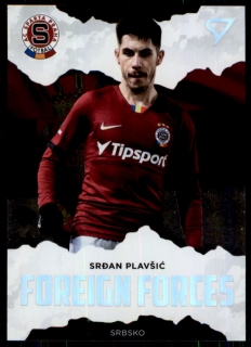 Fotbalová karta Srdan Plavšić Fortuna Liga 20-21 Série 2 Foreign Forces
