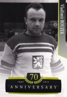 Hokejová karta Vladimír Bouzek OFS 17/18 S.II. 70th Anniversary
