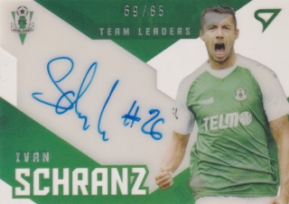 Fotbalová karta Ivan Schranz Fortuna Liga 20-21 Série 2 Team Leaders Auto