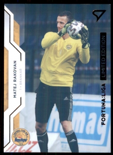 Fotbalová karta Matěj Rakovan Fortuna Liga 20-21 S2 Gold /99 č. 262