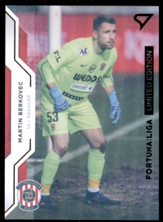 Fotbalová karta Martin Berkovec Fortuna Liga 20-21 S2 Gold /99 č. 289