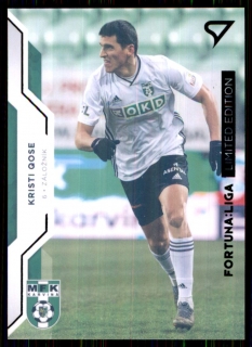 Fotbalová karta Kristi Qose Fortuna Liga 20-21 S2 Black č. 339