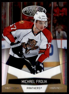Hokejová karta Michael Frolík Panini Certified 2010-11 Mirror Gold /25 č. 65