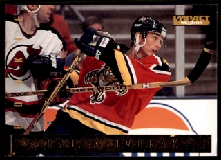 Hokejová karta Radek Dvořák Fleer SkyBox Impact 1996-97 řadová č. 200