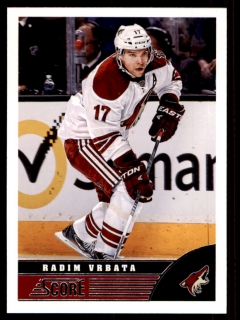 Hokejová karta Radim Vrbata Panini Score 2013-14 řadová č. 388