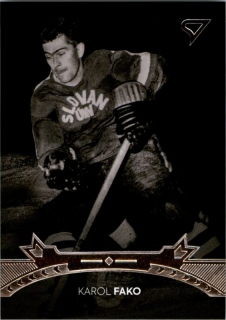 Hokejová karta Karol Fako Pocta legendám base 1. Edícia č. 1 