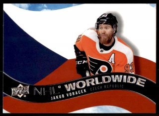 Hokejová karta Jakub Voráček UD S1 2020-21 NHL Worldwide č. WW-8