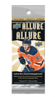 Balíček hokejových karet 2020-21 UD Allure Hanger Pack