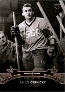 Hokejová karta Július Černický Pocta legendám base 1. Edícia č. 8