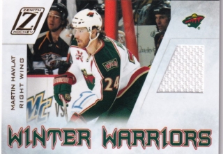 Hokejová karta Martin Havlát Panini Zenith 2011-12 Winter Warriors Jersey 