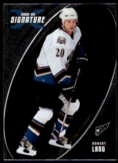 Hokejová karta Robert Lang UTG 2002-03 Signature Series řadová č. 030