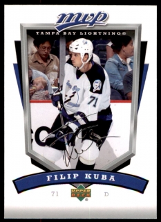 Hokejová karta Filip Kuba UD MVP 2006-07 řadová č. 265