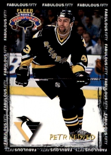 Hokejová karta Petr Nedvěd Fleer 1996-97 Fabulous Fifty č. 32 of 50