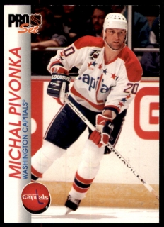 Hokejová karta Michal Pivoňka Pro Set 1992-93 řadová č. 201
