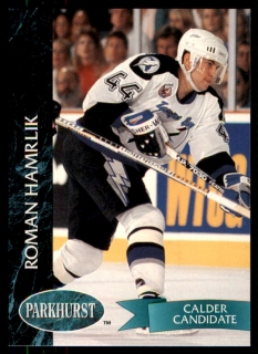Hokejová karta Roman Hamrlík Parkhurst 1992-93 Calder Candidate RC č. 173