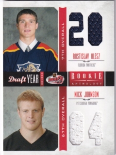 Hokejová karta Rostislav Olesz Panini 2011-12 Draft  Jersey Rookie
