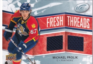 Hokejová karta Michael Frolík UD Ice 2008-09 Fresh Threads Jersey