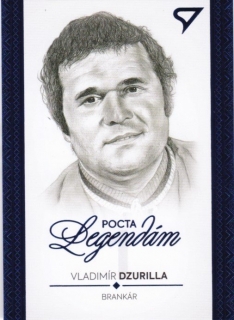 Hokejová karta Vladimír Dzurilla Pocta legendám PORTÉT Blue 1. Edícia č. PT05