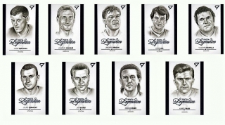 Hokejové karty Komplet Pocta legendám Edícia 1. Portrét Blue PT01-PT09