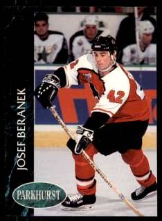 Hokejová karta Josef Beránek Parkhurst 1992-93 řadová č. 360