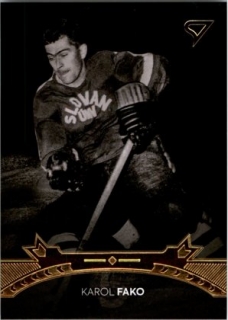 Hokejová karta Karol Fako Pocta legendám Gold 1. Edícia č. 1 