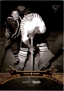 Hokejová karta Karol Fako Pocta legendám Gold 1. Edícia č. 3