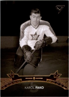 Hokejová karta Karol Fako Pocta legendám Gold 1. Edícia č. 2 