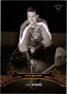 Hokejová karta Ján Starší Pocta legendám Gold 1. Edícia č. 5 