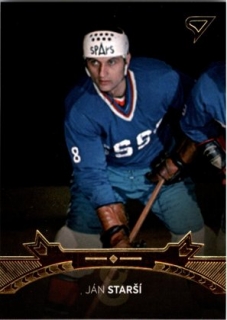 Hokejová karta Ján Starší Pocta legendám Gold 1. Edícia č. 6