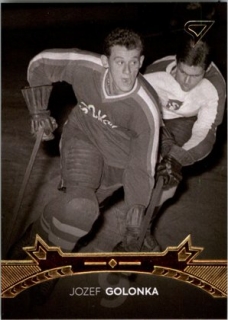 Hokejová karta Jozef Golonka Pocta legendám Gold 1. Edícia č. 10