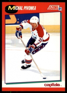 Hokejová karta Michal Pivoňka Score 1991-92 řadová č. 193