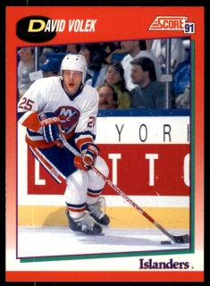 Hokejová karta David Volek Score 1991-92 řadová č. 88