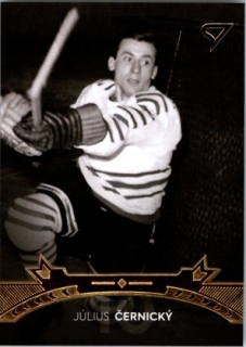 Hokejová karta Július Černický Pocta legendám Gold 1. Edícia č. 7
