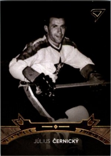 Hokejová karta Július Černický Pocta legendám Gold 1. Edícia č. 9