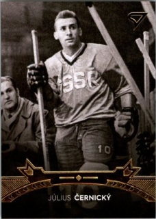 Hokejová karta Július Černický Pocta legendám Gold 1. Edícia č. 8 