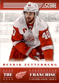 Hokejová karta Henrik Zetterberg Panini Score 2013-14 The Franchise č. TF-10