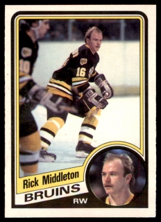 Hokejová karta Rick Middleton O-Pee-Chee 1984-85 řadová č. 9