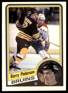Hokejová karta Barry Pederson O-Pee-Chee 1984-85 řadová č. 14