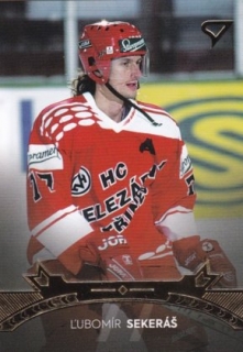Hokejová karta Ľubomír Sekeráš Pocta legendám Gold 1. Edícia č.22