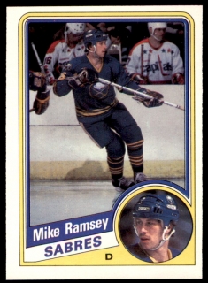 Hokejová karta Mike Ramsey O-Pee-Chee 1984-85 řadová č. 28